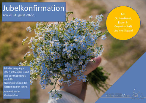 2022 08 28 Jubelkonfirmation Plakat 500pix