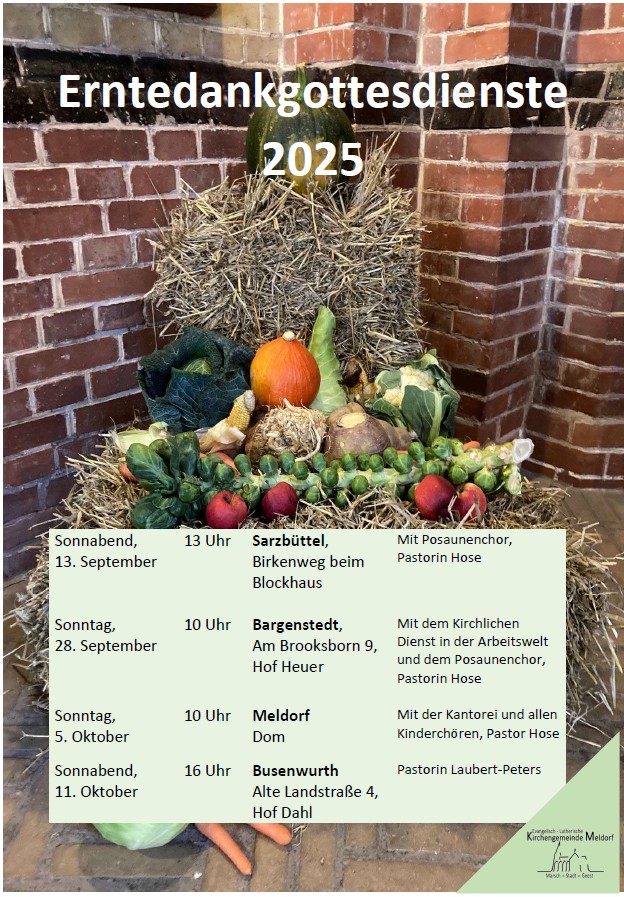 Erntedankübersicht